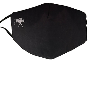 Ralph Lauren Polo Face Mask Navy Blue Unisex Logo Adjustable Straps Authentic